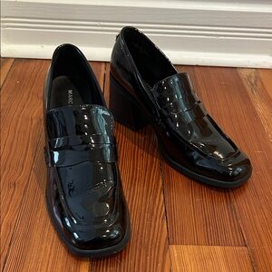 Marc Fisher Glossy Black Loafers
